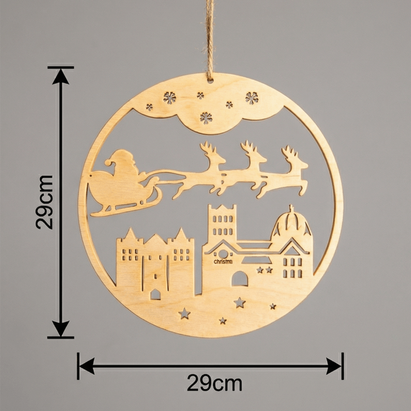 Fensterbild „Quirinus Münster“ Maße